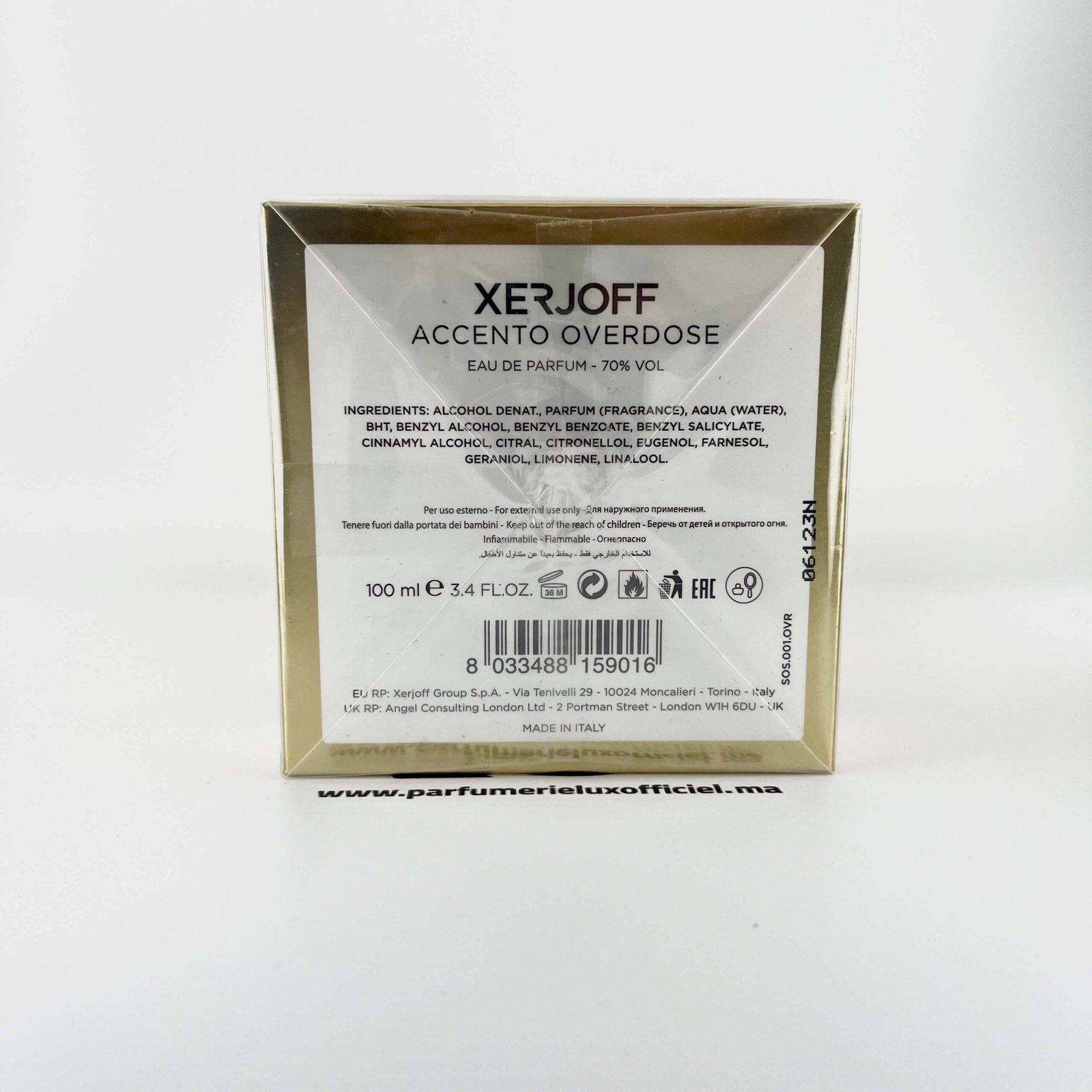 XERJOFF ACCENTO OVERDOSE