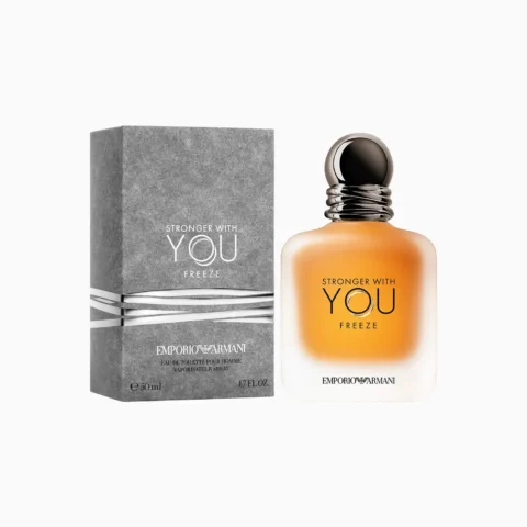 Armani Stronger With You Freeze parfum pour homme – fraîcheur, élégance et énergie, disponible au meilleur prix au Maroc.