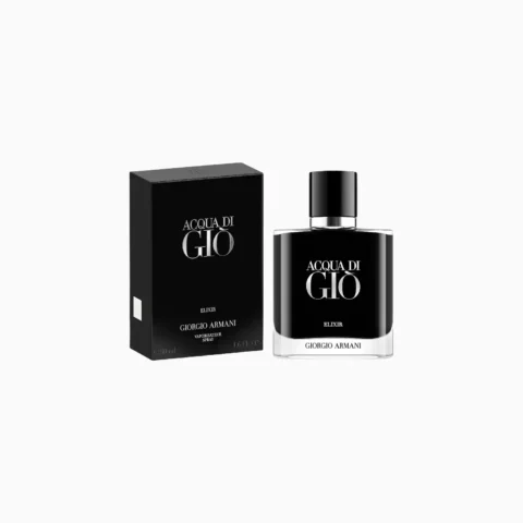 agua di gio elixir packaging