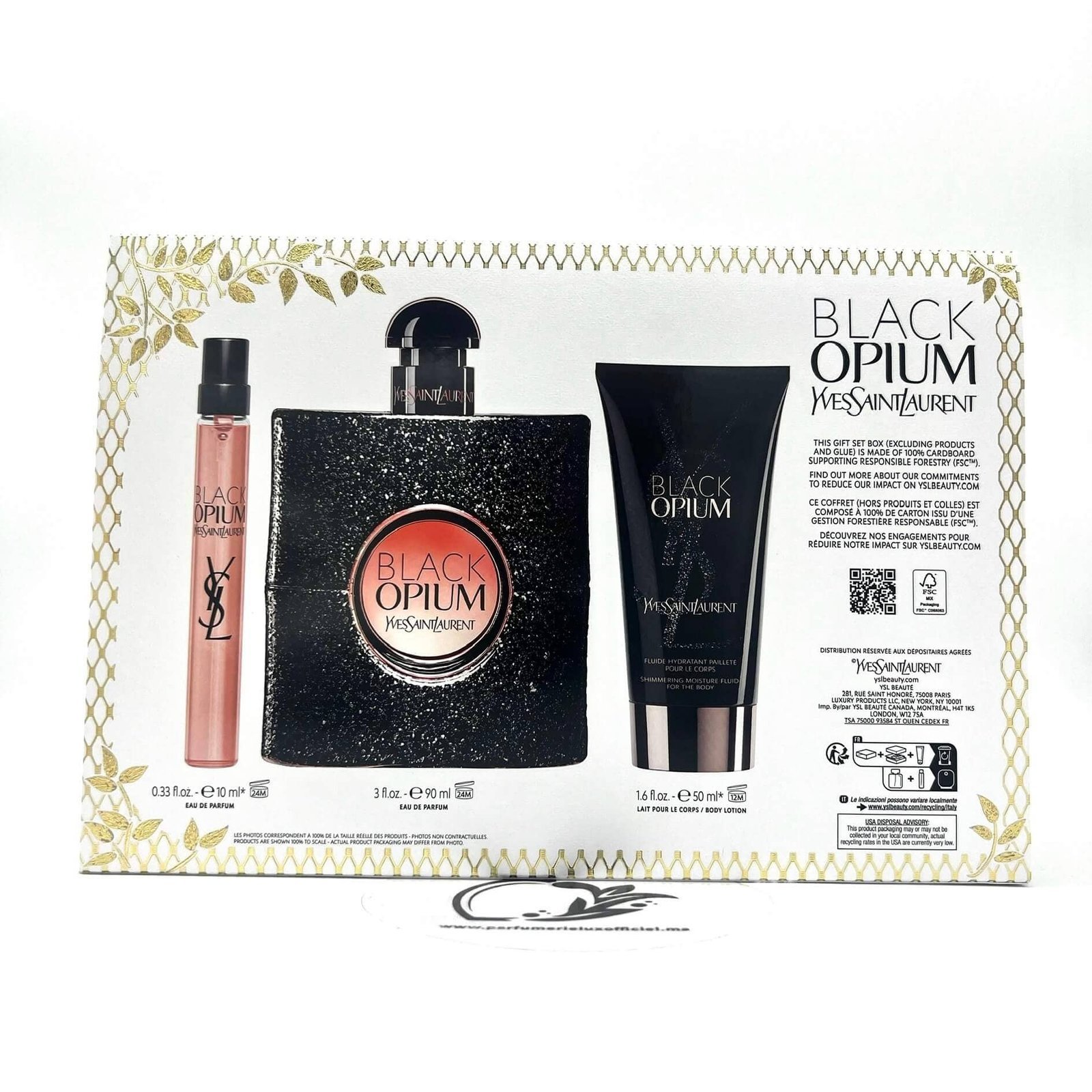COFFRET BLACK OPIUM EAU DE PARFUM 4 COFFRET BLACK OPIUM EAU DE PARFUM – Image 2