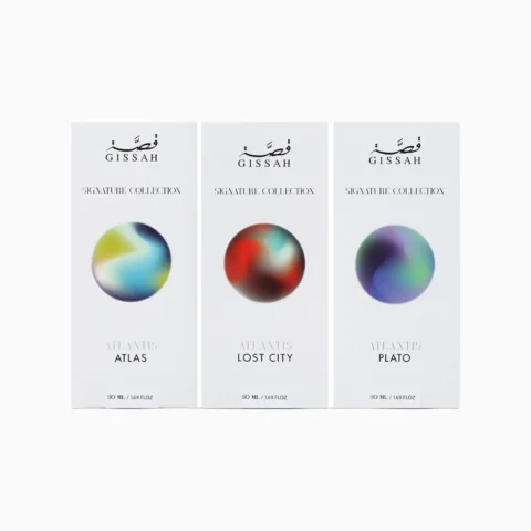 Coffret Gissah Atlantis packaging luxe maroc